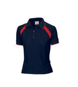 Ladies Poly/Cotton Contrast Raglan Panel Polo 5246